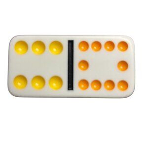 Double Twelve Dominoes Replacement Tile 6 10 Color Dot mq